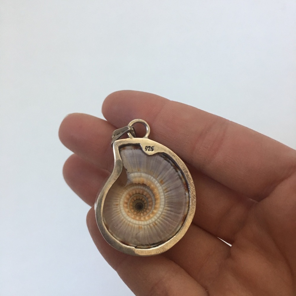 Silver Shell Pendant - image 6